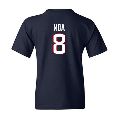 UConn - NCAA Football : Sione Moa - Classic Shersey Youth T-Shirt-1