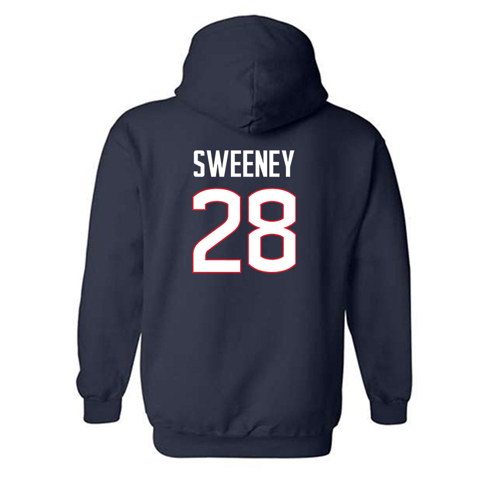 UConn - NCAA Women's Lacrosse : Madison Sweeney - Classic Shersey Hooded Sweatshirt-1