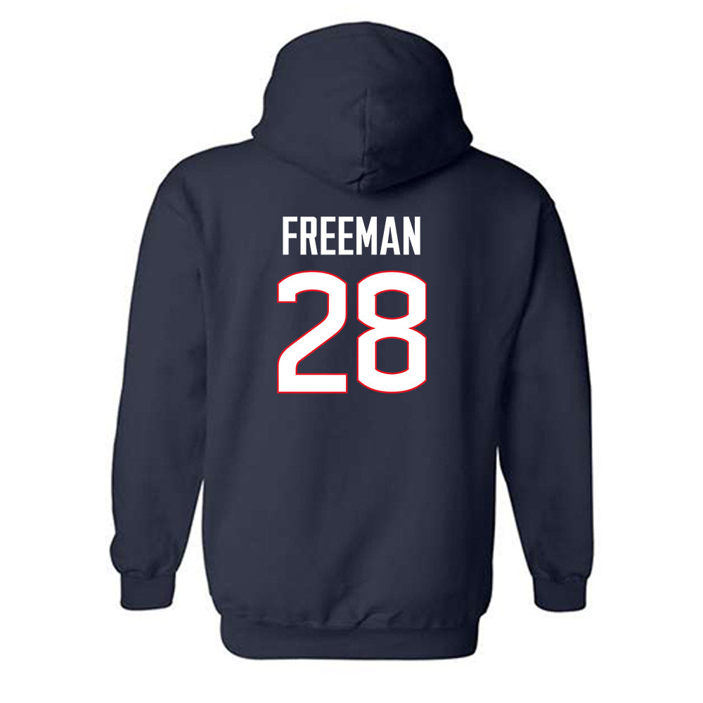 UConn - NCAA Football : Christopher Freeman - Classic Shersey Hooded Sweatshirt