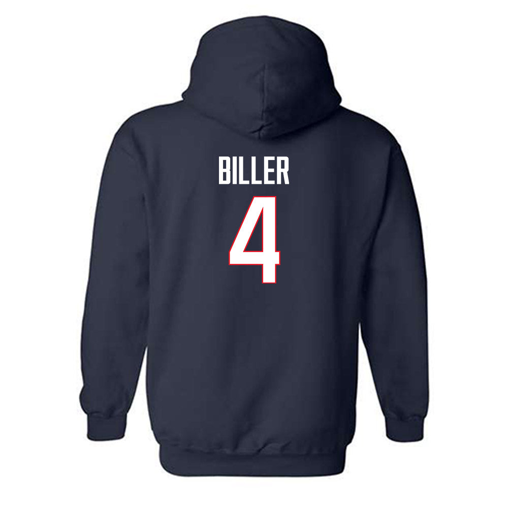 UConn - NCAA Baseball : Sam Biller - Classic Shersey Hooded Sweatshirt-1