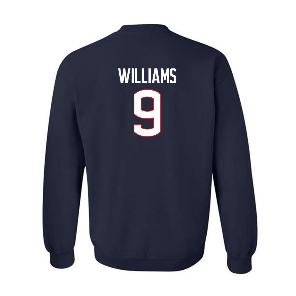 UConn - NCAA Women's Lacrosse : Leah Williams - Crewneck Sweatshirt Classic Shersey