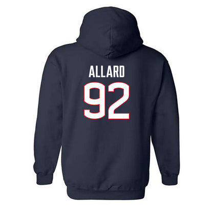 UConn - NCAA Women's Ice Hockey : Ashley Allard - Classic Shersey Hooded Sweatshirt