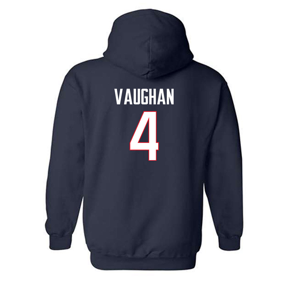 UConn - NCAA Women's Ice Hockey : Teagan Vaughan - Classic Shersey Hooded Sweatshirt-1