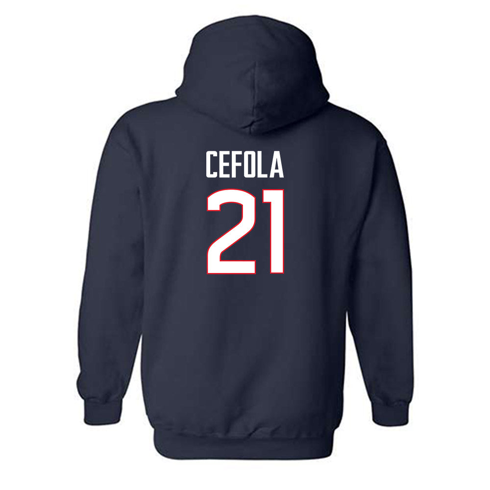 UConn - NCAA Softball : Bella Cefola - Classic Shersey Hooded Sweatshirt-1
