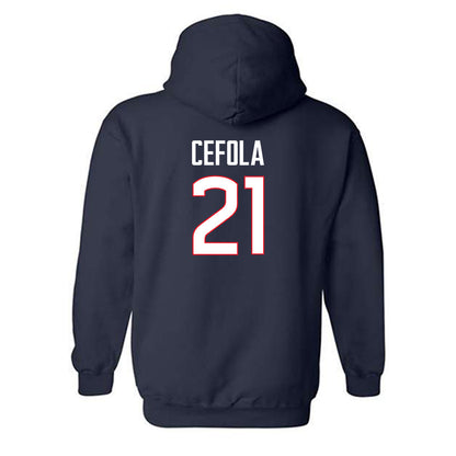 UConn - NCAA Softball : Bella Cefola - Classic Shersey Hooded Sweatshirt-1