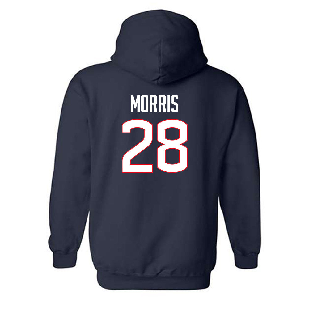 UConn - NCAA Football : Jon Morris - Classic Shersey Hooded Sweatshirt