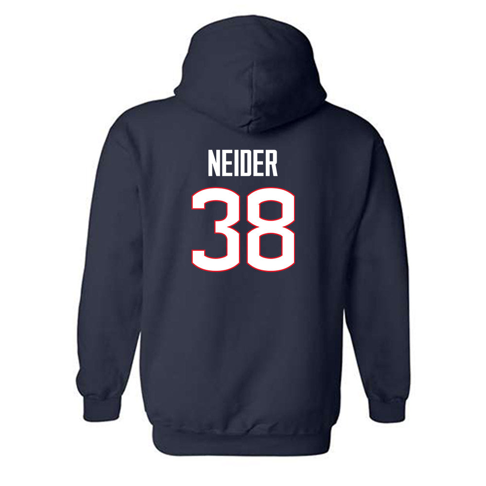 UConn - NCAA Football : John Neider - Classic Shersey Hooded Sweatshirt