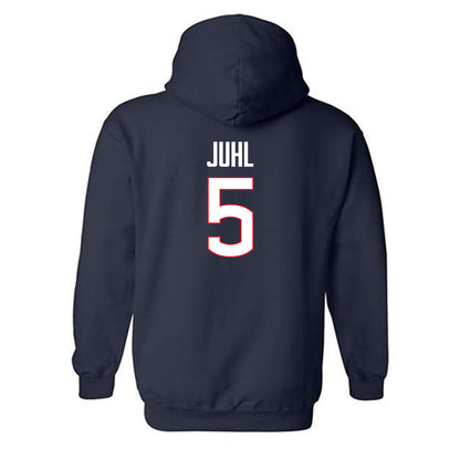 UConn - NCAA Softball : Alexis Juhl - Classic Shersey Hooded Sweatshirt-1