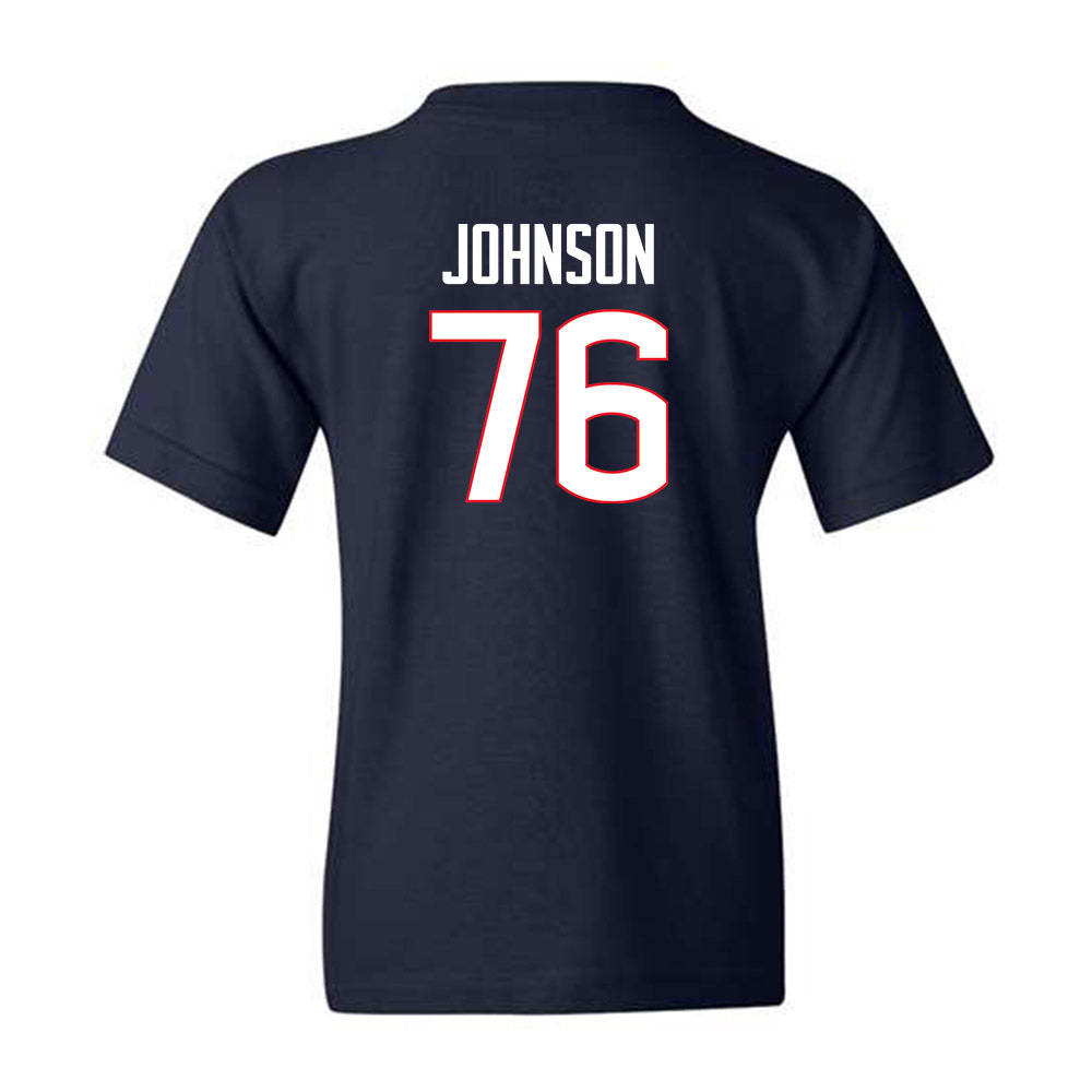 UConn - NCAA Football : Toriyan Johnson - Classic Shersey Youth T-Shirt