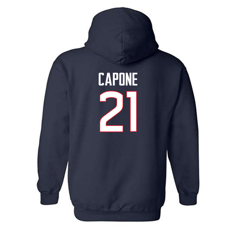 UConn - NCAA Men's Ice Hockey : Nick Capone - Classic Shersey Hooded Sweatshirt