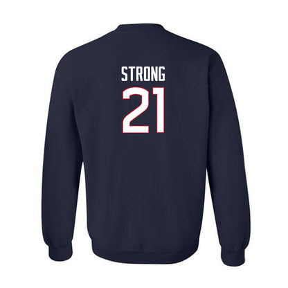 UConn - NCAA Women's Basketball : Sarah Strong - Classic Shersey Crewneck Sweatshirt-1