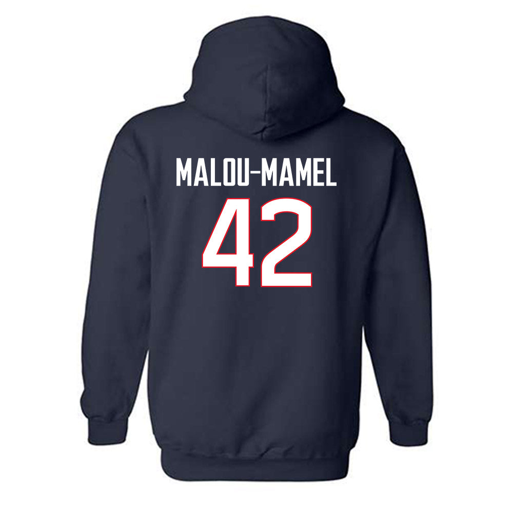 UConn - NCAA Women's Basketball : Gandy Malou-Mamel - Classic Shersey Hooded Sweatshirt-1