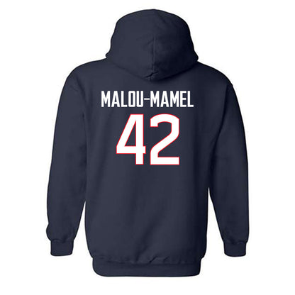 UConn - NCAA Women's Basketball : Gandy Malou-Mamel - Classic Shersey Hooded Sweatshirt-1