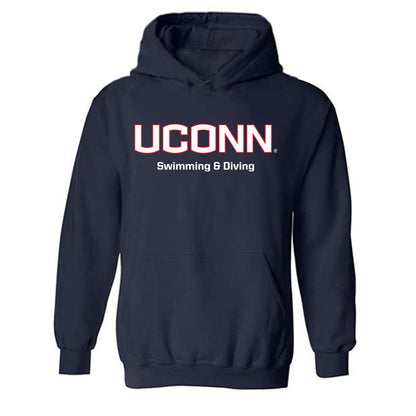 UConn - NCAA Women's Swimming & Diving : Lydia Gonzales - Classic Shersey Hooded Sweatshirt-0