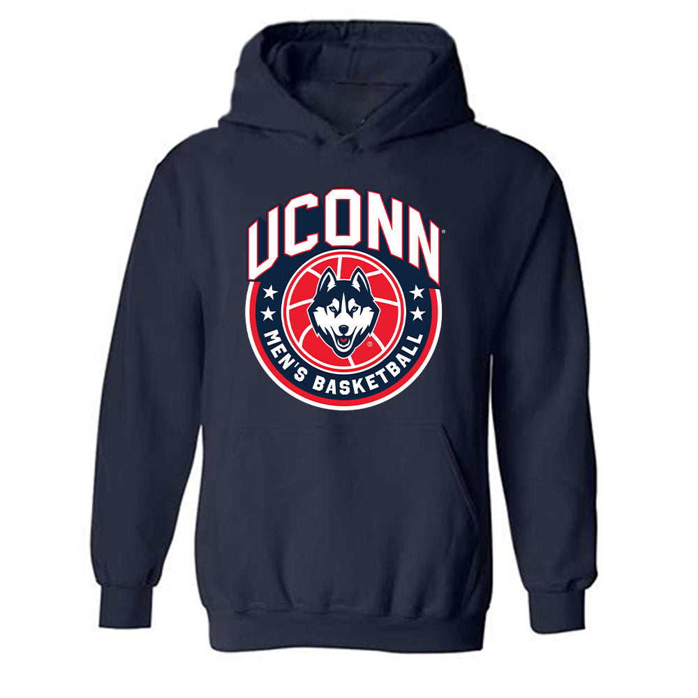 UConn - NCAA Men's Basketball : Braylon Mullins - Sports Shersey Hooded Sweatshirt-0