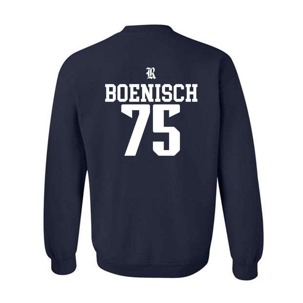 Rice - NCAA Football : Blake Boenisch - Classic Shersey Crewneck Sweatshirt-1