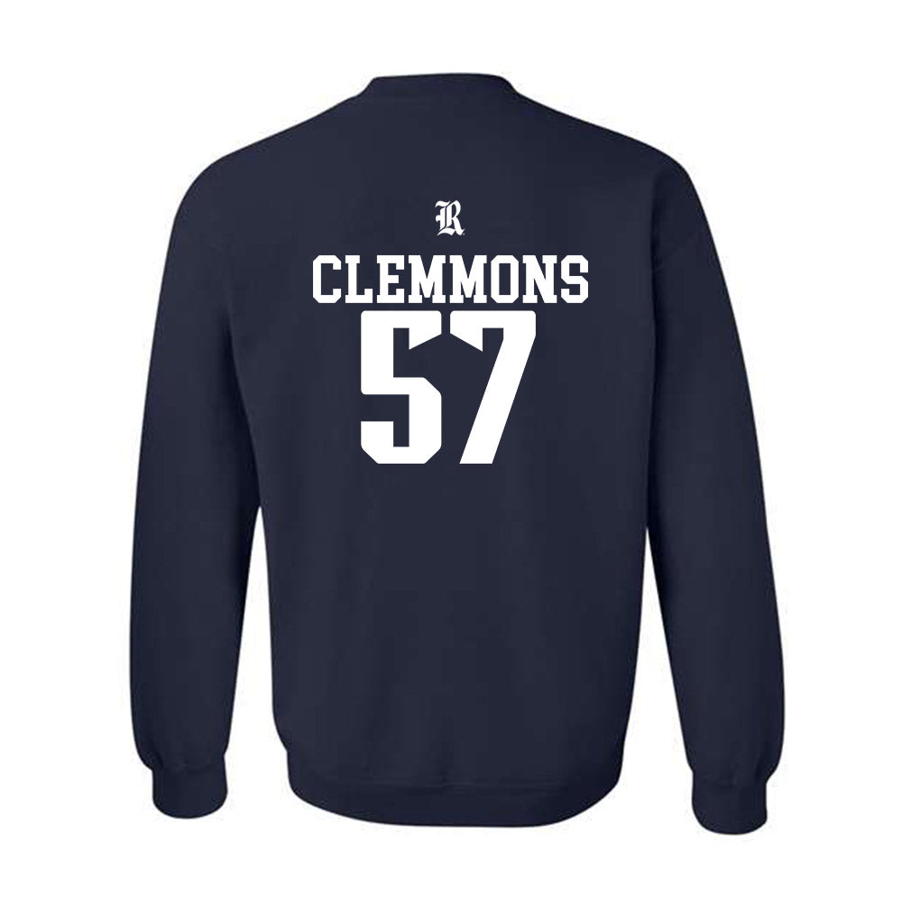 Rice - NCAA Football : Aquantis Clemmons - Classic Shersey Crewneck Sweatshirt-1