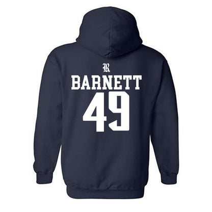 Rice - NCAA Football : Micah Barnett - Classic Shersey Hooded Sweatshirt-1