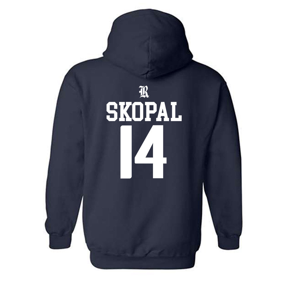 Rice - NCAA Women's Volleyball : Savannah Skopal - Classic Shersey Hooded Sweatshirt-1