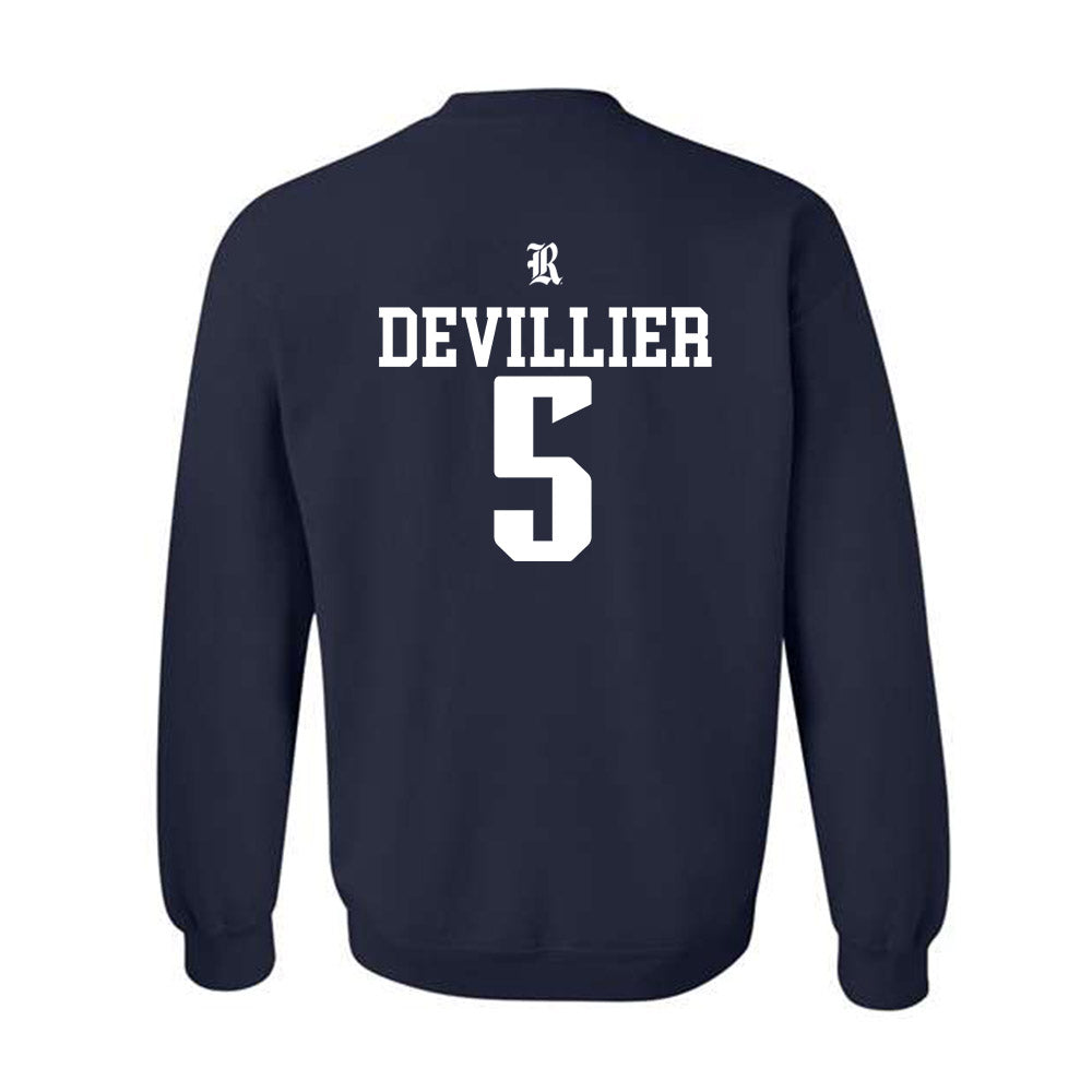 Rice - NCAA Football : Drew Devillier - Classic Shersey Crewneck Sweatshirt-1