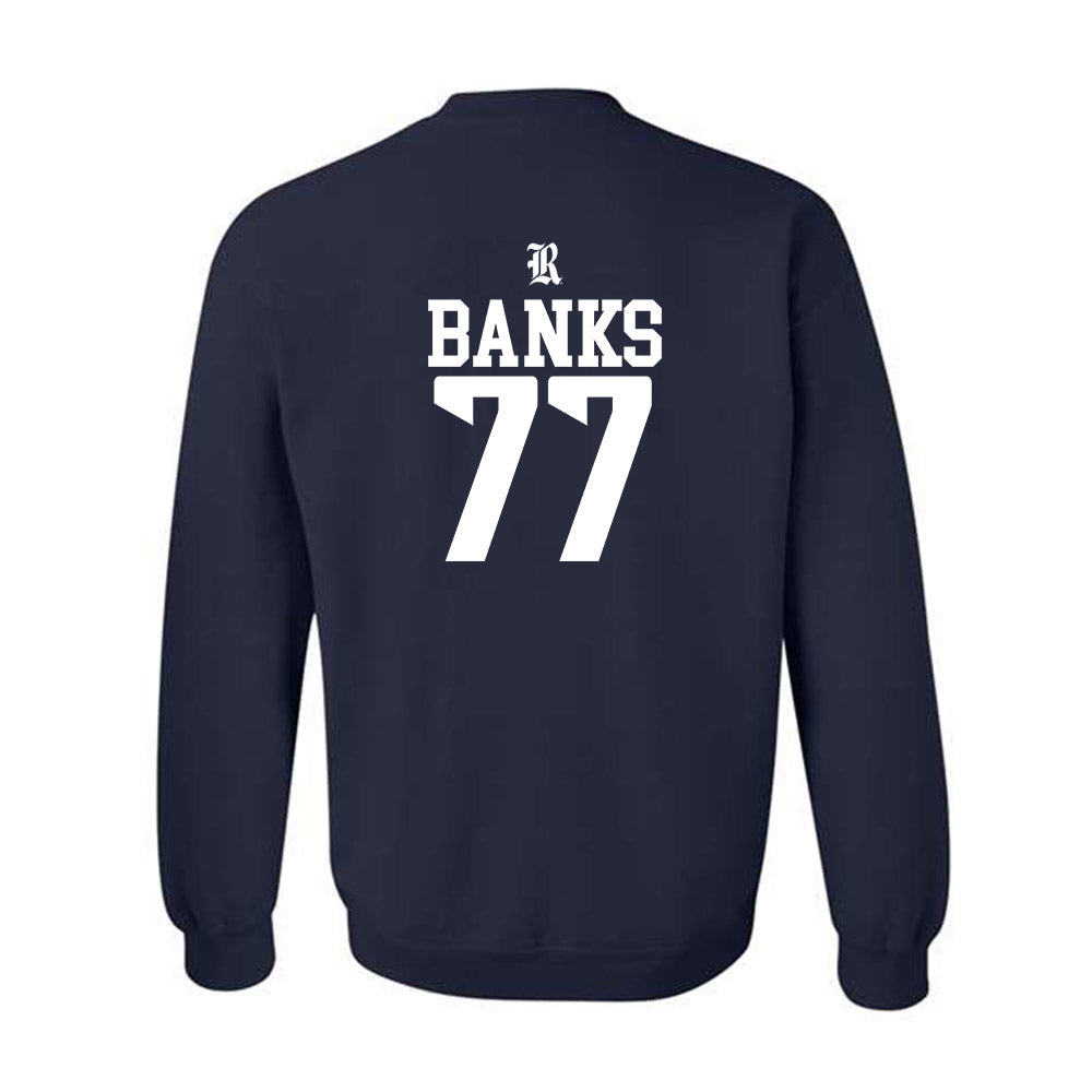 Rice - NCAA Football : Brant Banks - Crewneck Sweatshirt