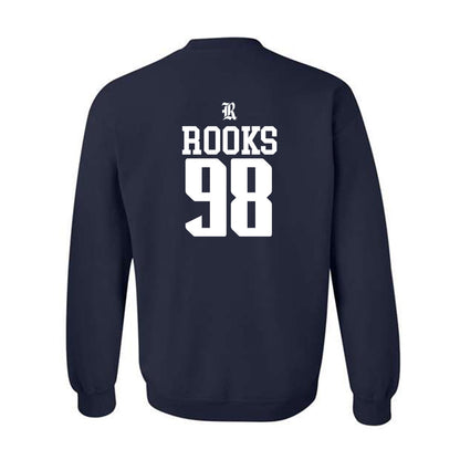 Rice - NCAA Football : Robert Rooks - Classic Shersey Crewneck Sweatshirt-1