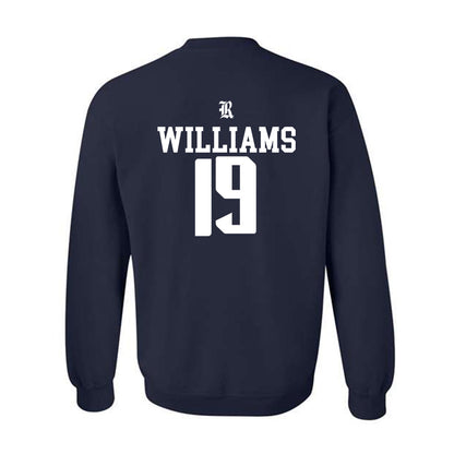Rice - NCAA Football : Jeremiah Williams - Classic Shersey Crewneck Sweatshirt-1