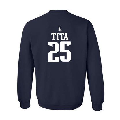 Rice - NCAA Football : Blaise Tita - Classic Shersey Crewneck Sweatshirt-1