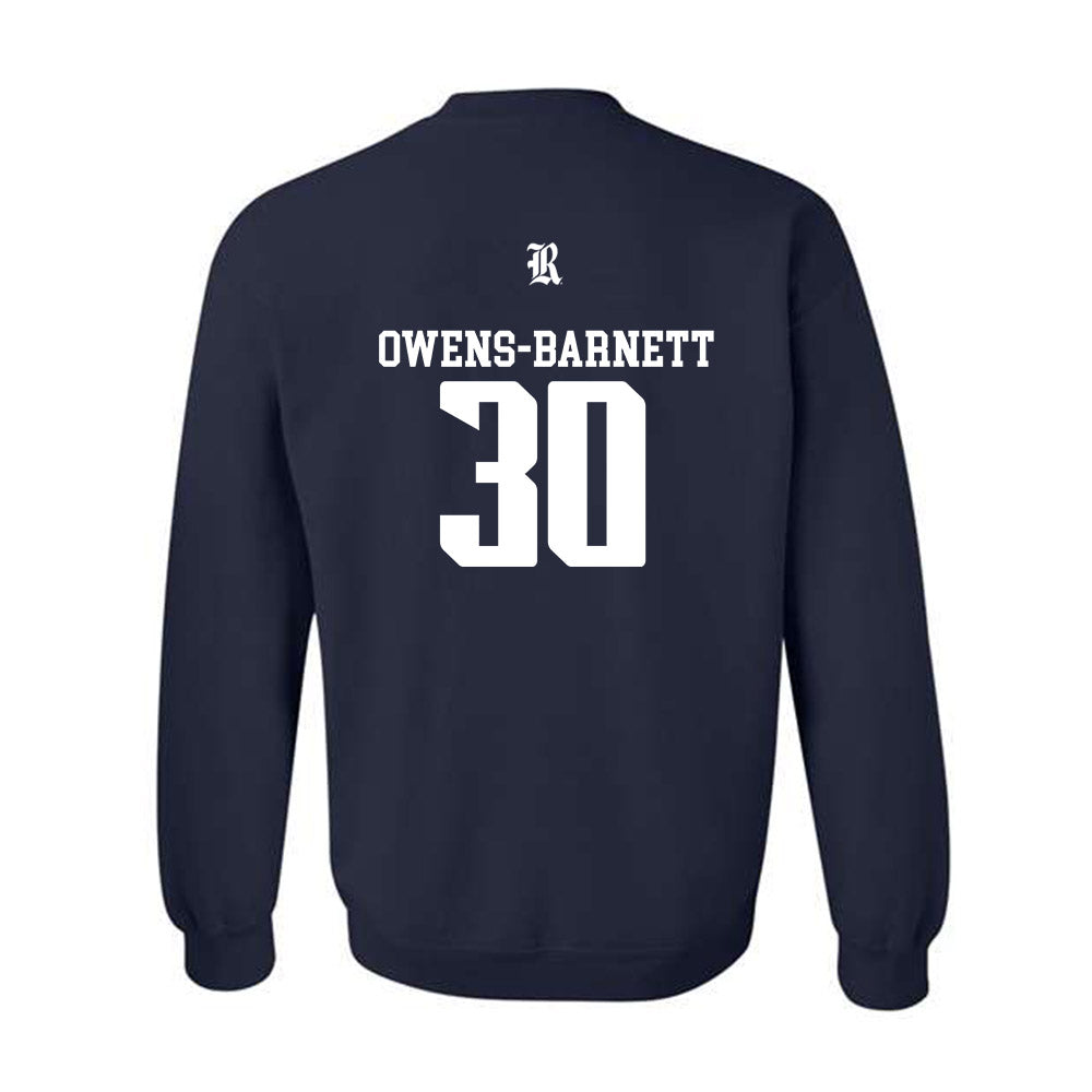 Rice - NCAA Women's Basketball : Jazzy Owens-Barnett - Classic Shersey Crewneck Sweatshirt