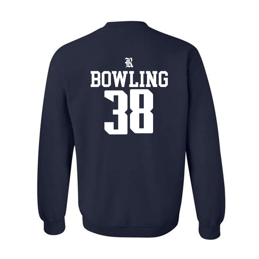 Rice - NCAA Football : Shepherd Bowling - Classic Shersey Crewneck Sweatshirt-1