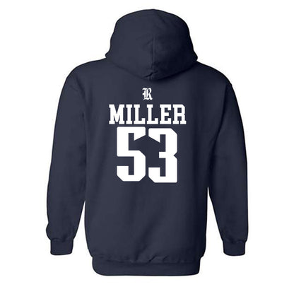 Rice - NCAA Football : Luke Miller - Classic Shersey Hooded Sweatshirt-1