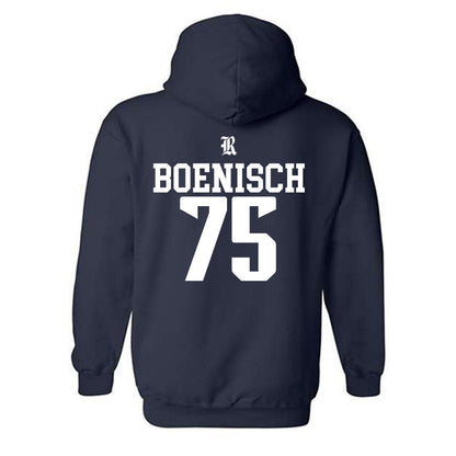 Rice - NCAA Football : Blake Boenisch - Classic Shersey Hooded Sweatshirt-1