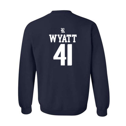 Rice - NCAA Football : Plae Wyatt - Classic Shersey Crewneck Sweatshirt-1