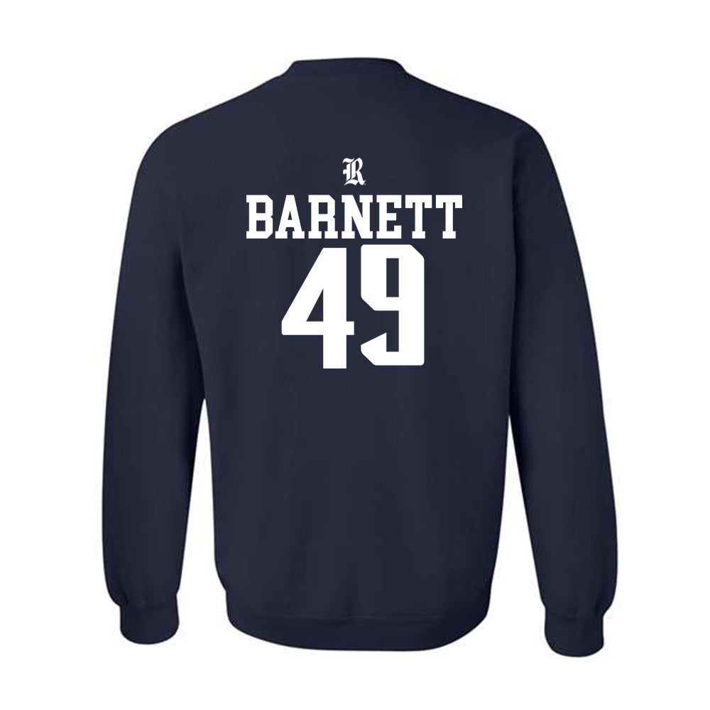 Rice - NCAA Football : Micah Barnett - Classic Shersey Crewneck Sweatshirt-1
