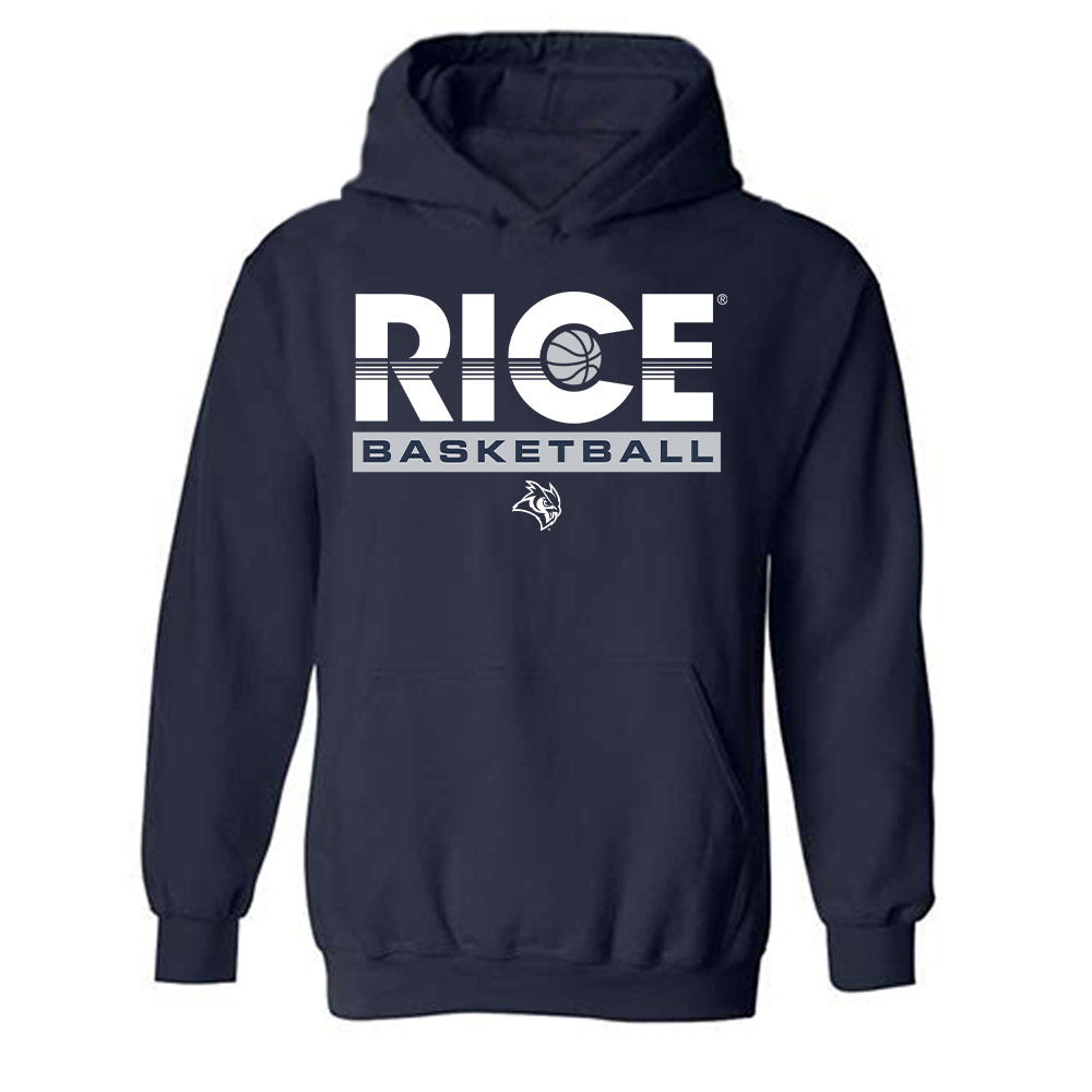 Rice - NCAA Women's Basketball : Dominique Ennis - Sports Shersey Hooded Sweatshirt