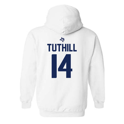 Rice - NCAA Women's Basketball : Skyla Tuthill - Sports Shersey Hooded Sweatshirt-1