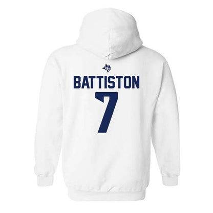 Rice - NCAA Women's Basketball : Louann Battiston - Sports Shersey Hooded Sweatshirt-1