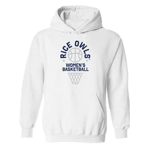Rice - NCAA Women's Basketball : Hailey Adams - Sports Shersey Hooded Sweatshirt-0