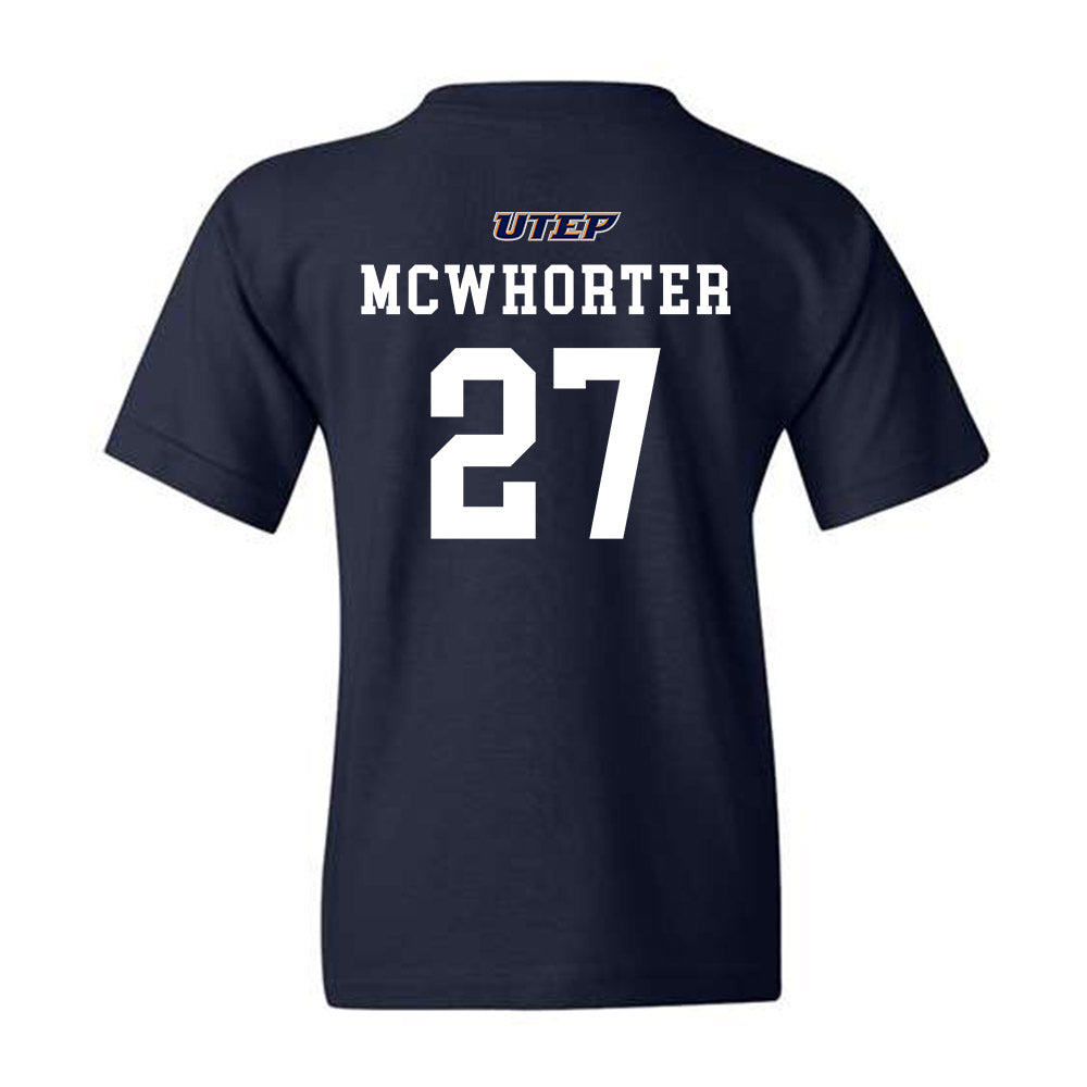 UTEP - NCAA Football : Miles McWhorter - Youth T-Shirt