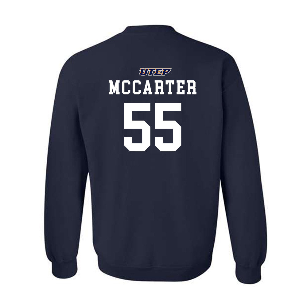 UTEP - NCAA Football : Allan McCarter - Classic Shersey Crewneck Sweatshirt