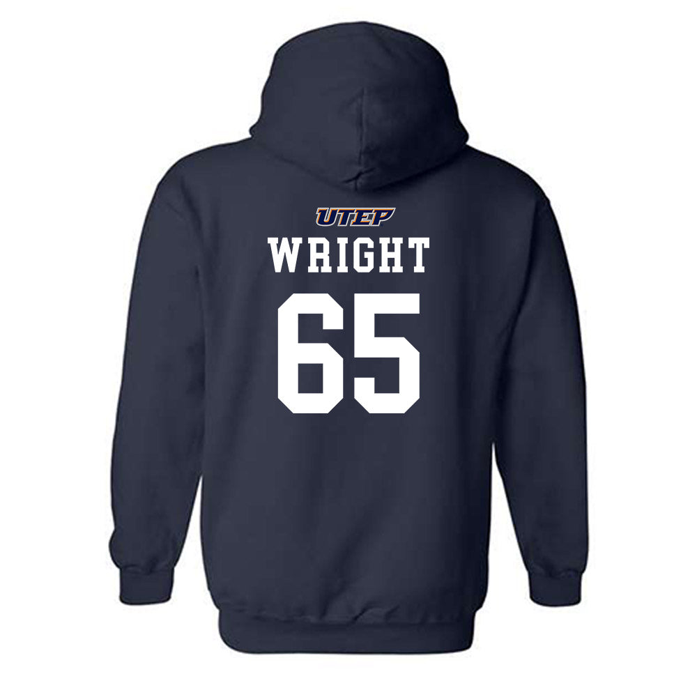 UTEP - NCAA Football : Isaiah Wright - Hooded Sweatshirt