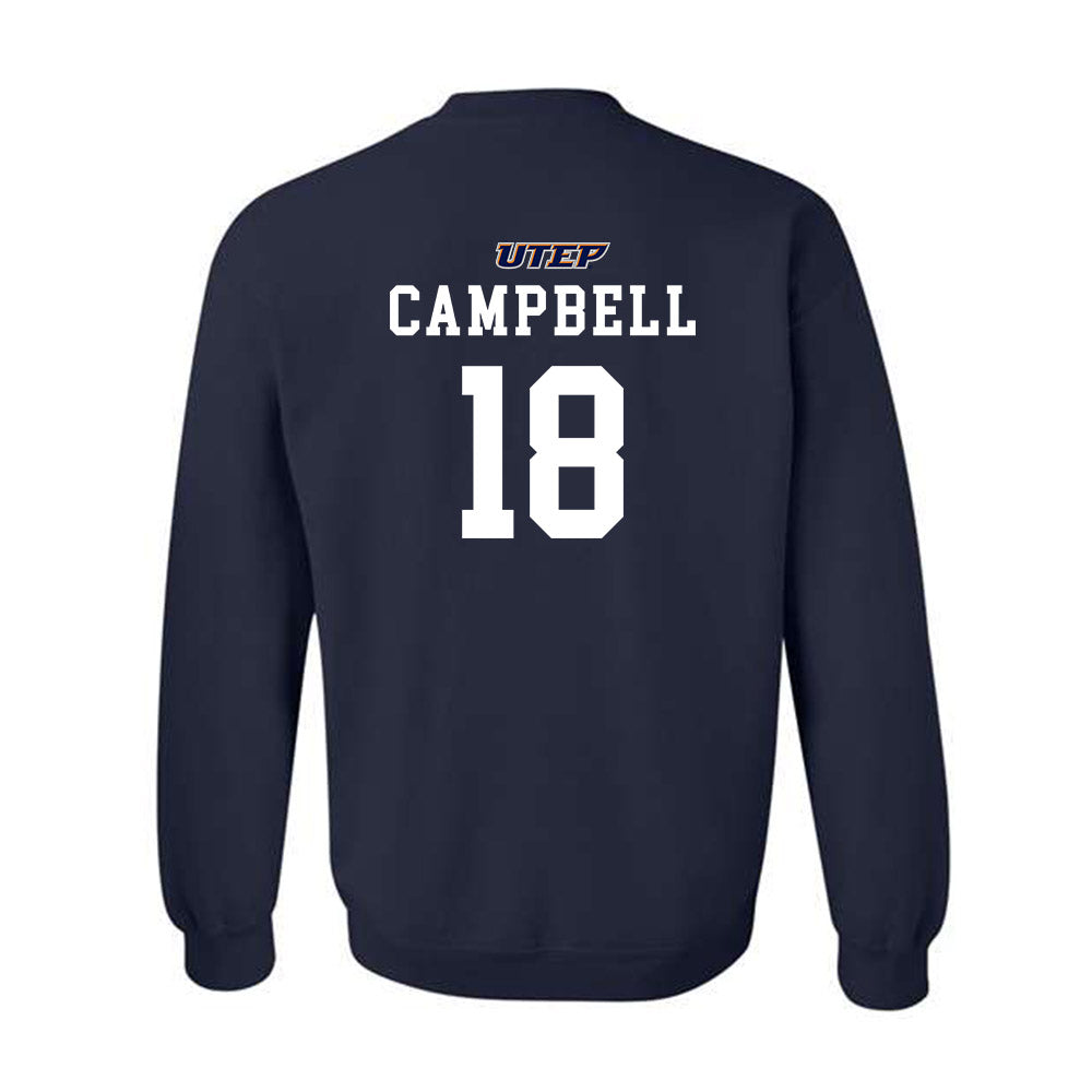 UTEP - NCAA Football : Rafeald Campbell - Classic Shersey Crewneck Sweatshirt