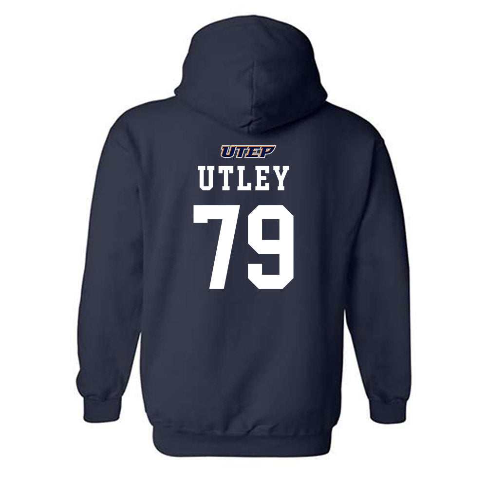 UTEP - NCAA Football : Jake Utley - Hooded Sweatshirt