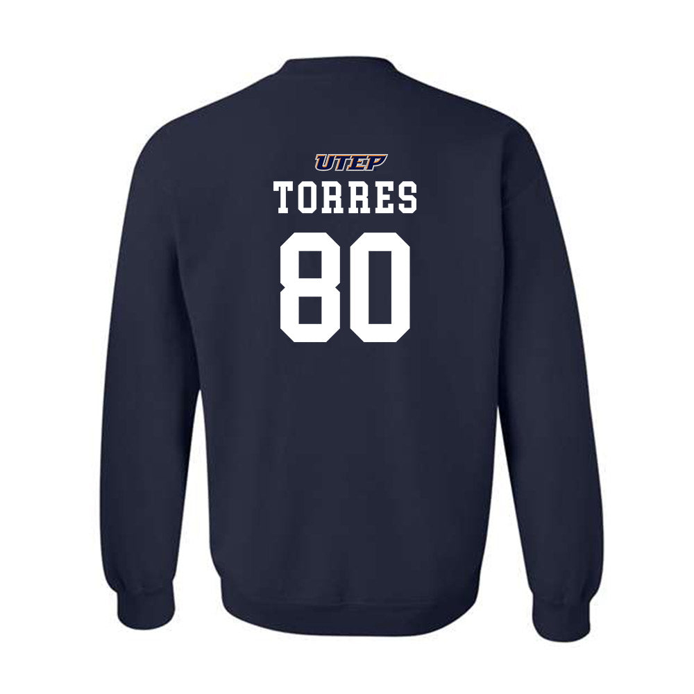 UTEP - NCAA Football : Marcus Torres - Classic Shersey Crewneck Sweatshirt