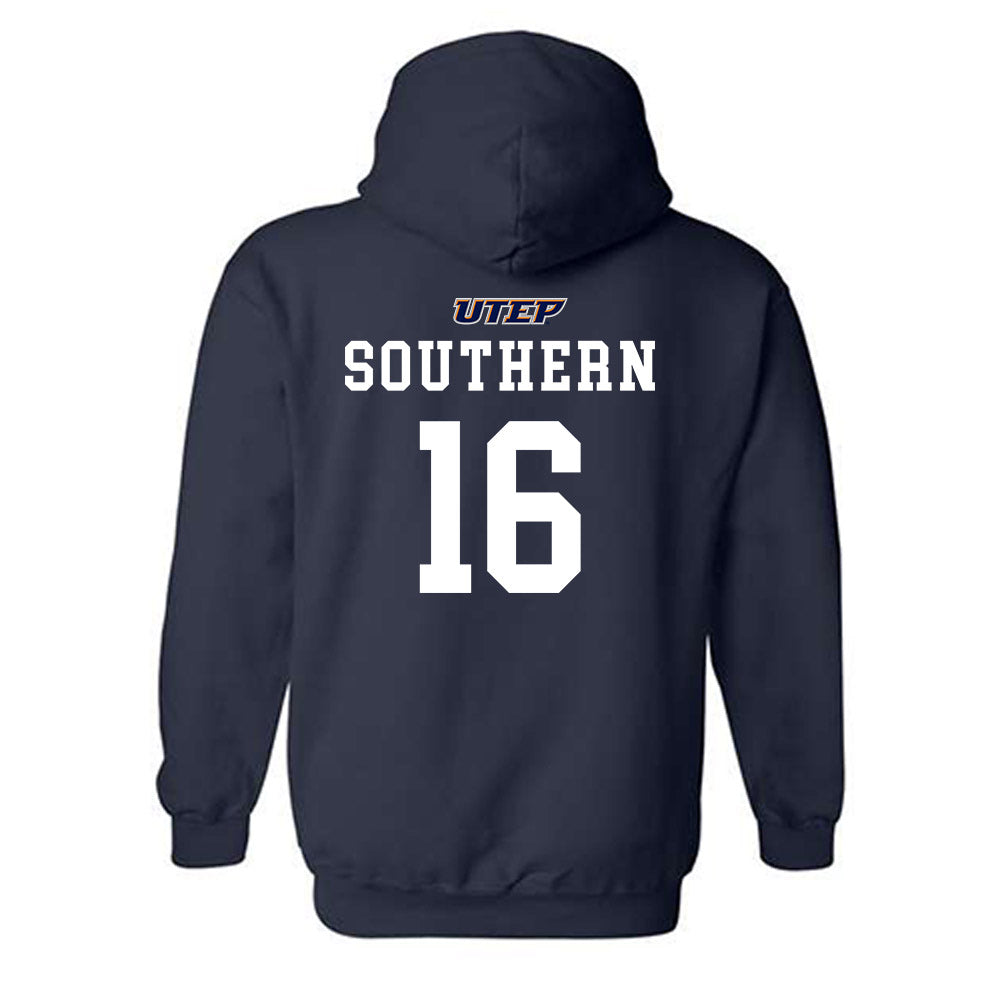 UTEP - NCAA Football : Michael Southern - Hooded Sweatshirt