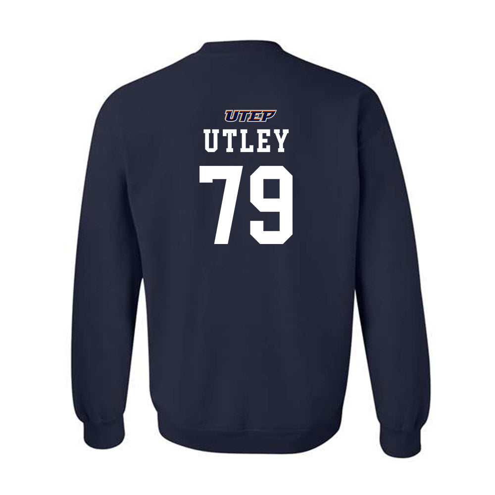 UTEP - NCAA Football : Jake Utley - Crewneck Sweatshirt