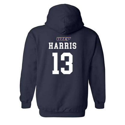 UTEP - NCAA Football : Caden Harris - Hooded Sweatshirt