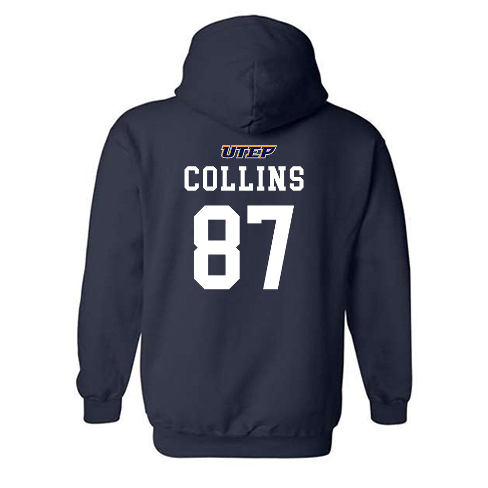 UTEP - NCAA Football : Martavious Collins - Classic Shersey Hooded Sweatshirt