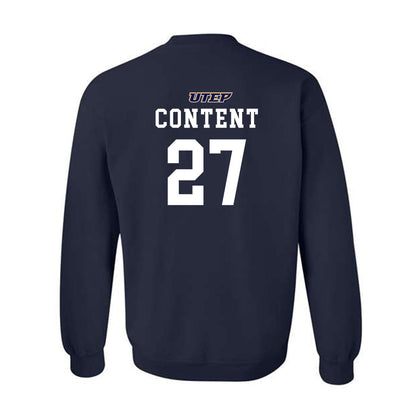 UTEP - NCAA Football : Justin Content - Classic Shersey Crewneck Sweatshirt