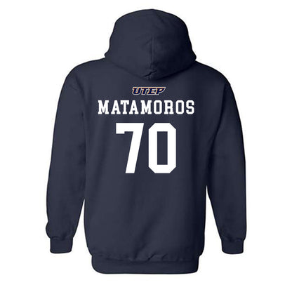 UTEP - NCAA Football : Luka Matamoros - Classic Shersey Hooded Sweatshirt